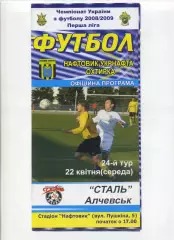 Програма Нафтовик-Укрнафта Охтирка - Сталь Алчевськ - 22.04.2009