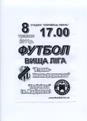Програма Ятрань-Уманьферммаш Умань - Іллічівка Маріуполь - 08.05.2011 жінки