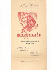 Торпедо Ярославль - ЦСКА Москва 01-02.12.1986 Кубок СССР