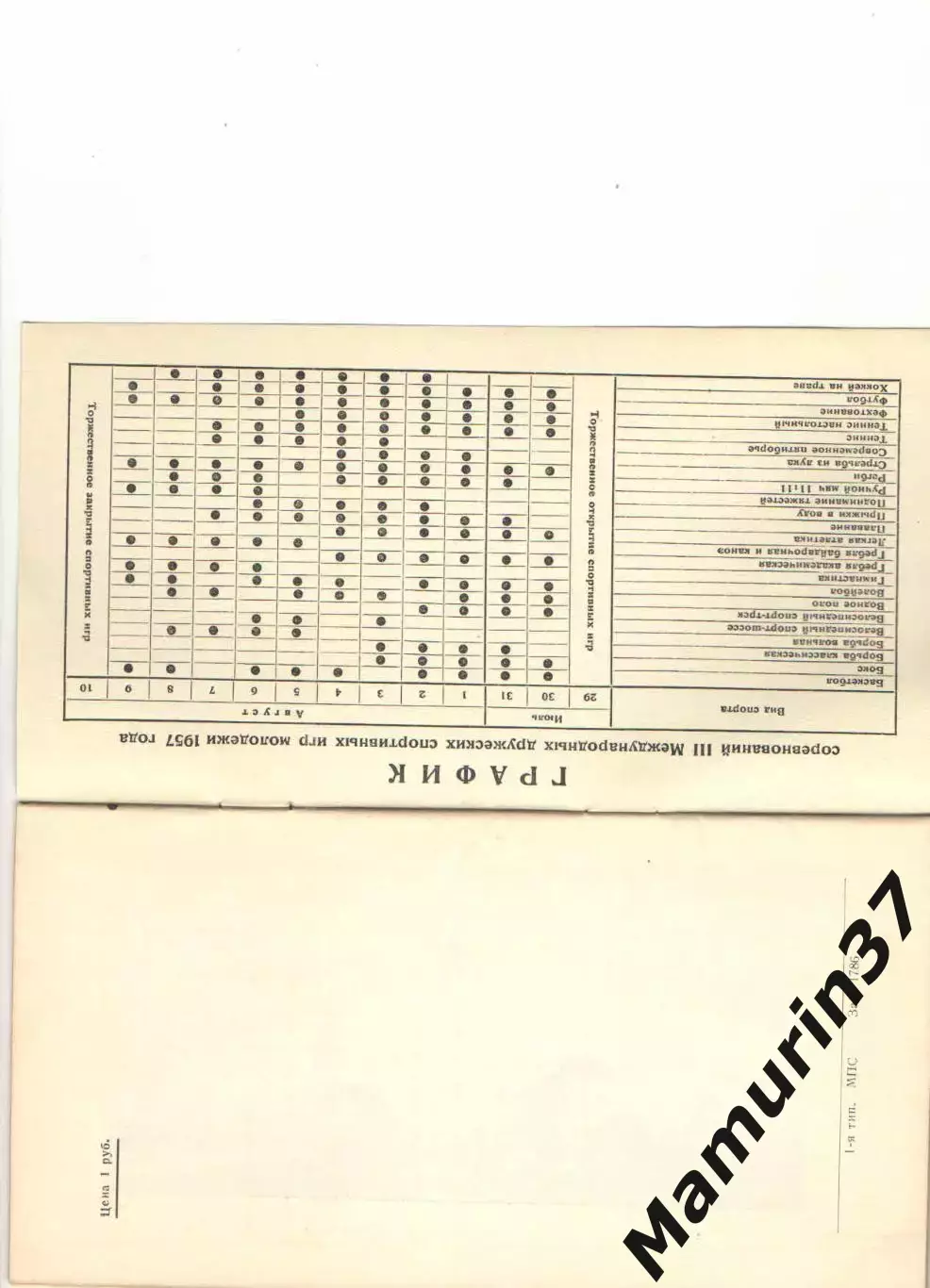 Игры молодежи 1957 Сборная СССР 4