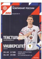 Текстильщик Иваново - Университет Барнаул 25-26.10.2025