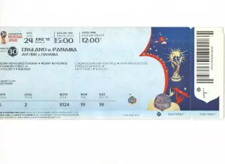 Билет Англия - Панама 24.06.2018 Чемпионат Мира Матч № 30