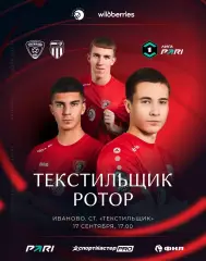 Текстильщик Иваново - Ротор Волгоград 17.09.2026 авторская