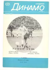 Динамо Киев - Баник Острава ЧССР 07.11.1979 Кубок УЕФА