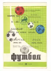 Спартак Москва - Реал Мадрид Испания 04.03.1981 КЕЧ