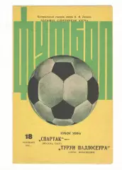 Спартак Москва - Турун Паллосеура Турку Финляндия 18.09.1985 Кубок УЕФА