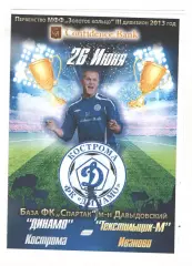Динамо Кострома - Текстильщик-м Иваново 26.06.2013