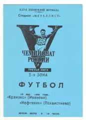 Кранэкс Иваново - Нефтяник Похвистнево 19.05.1996