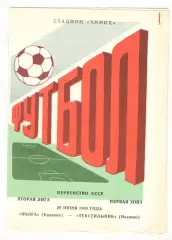 Волга Калинин - Текстильщик Иваново 29.06.1988