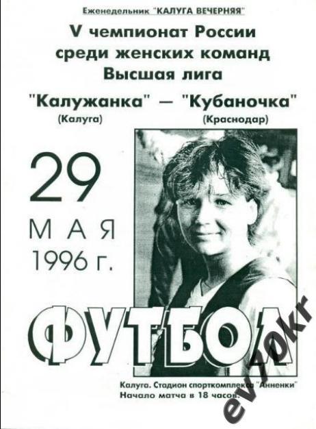 Калужанка Калуга - Кубаночка Краснодар 1996