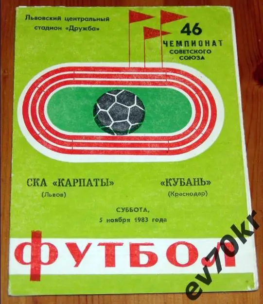 СКА Карпаты Львов - Кубань Краснодар 1983