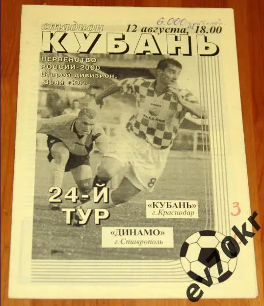 Кубань Краснодар - Динамо Ставрополь 2000