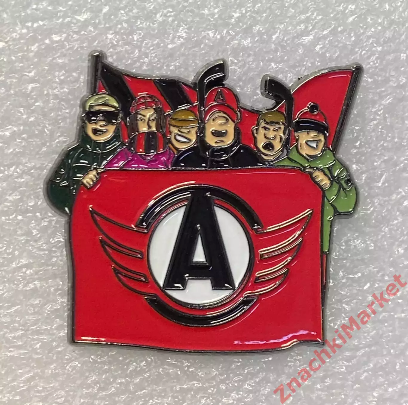 Фанатская трибуна ХК Автомобилист Екатеринбург, значок-2