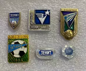 Зенит Спб, набор 6 значков
