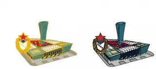 Стадион ЦСКА арена, значок-2