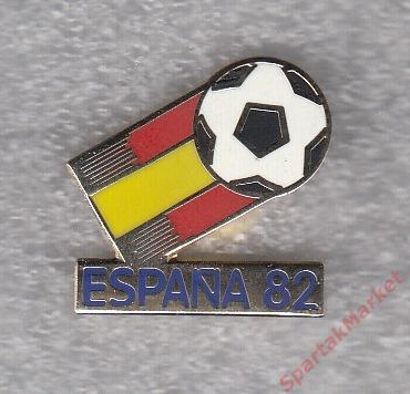 WORLD 1982 Испания, эмблема чемпионата Мира, значок