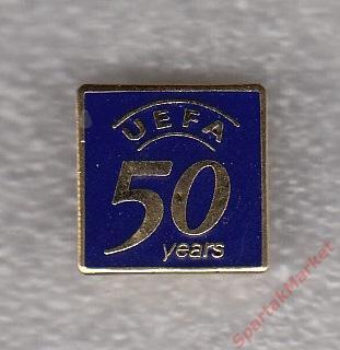 UEFA 50 лет, значок