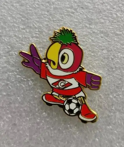 Мульт Спартак Попугай Кеша футбол, значок