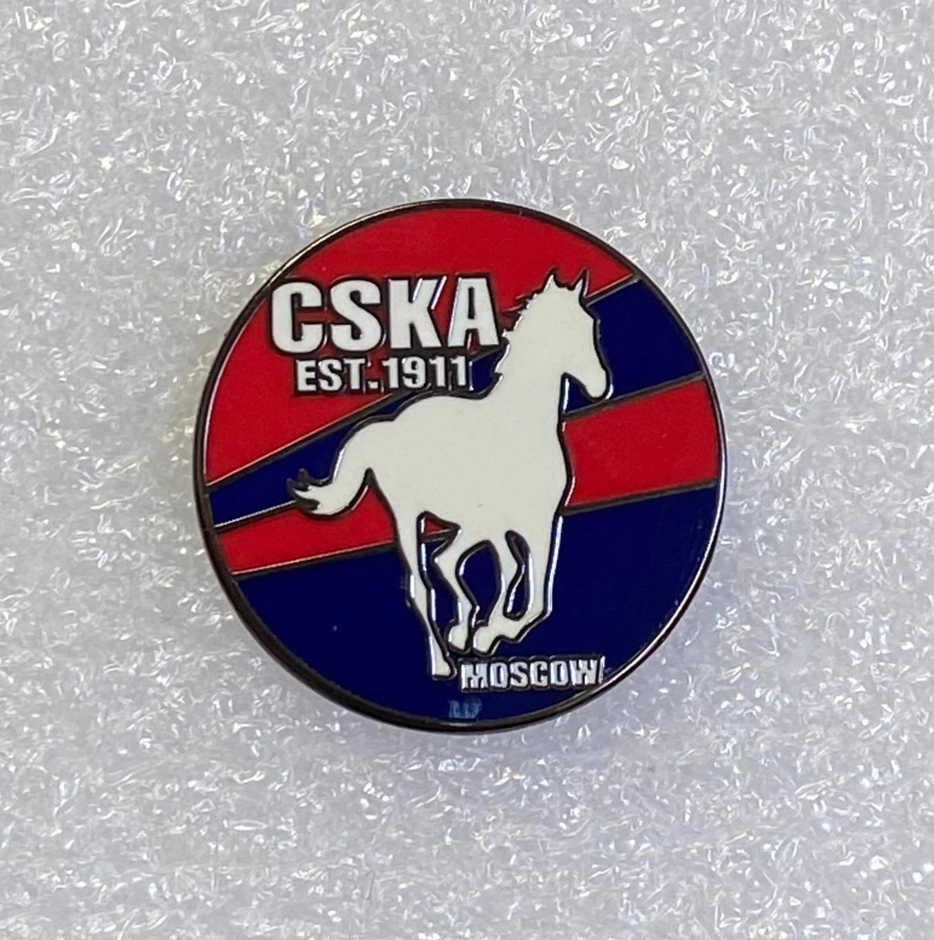 ЦСКА CSKA Moscow est.1911 конь, значок-1