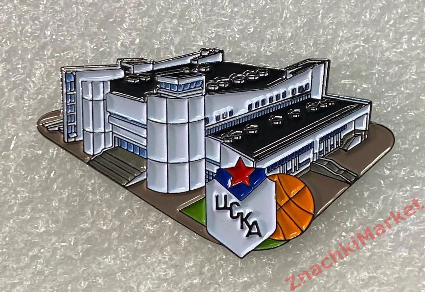 Стадион УСК ЦСКА Москва баскетбол, значок-2