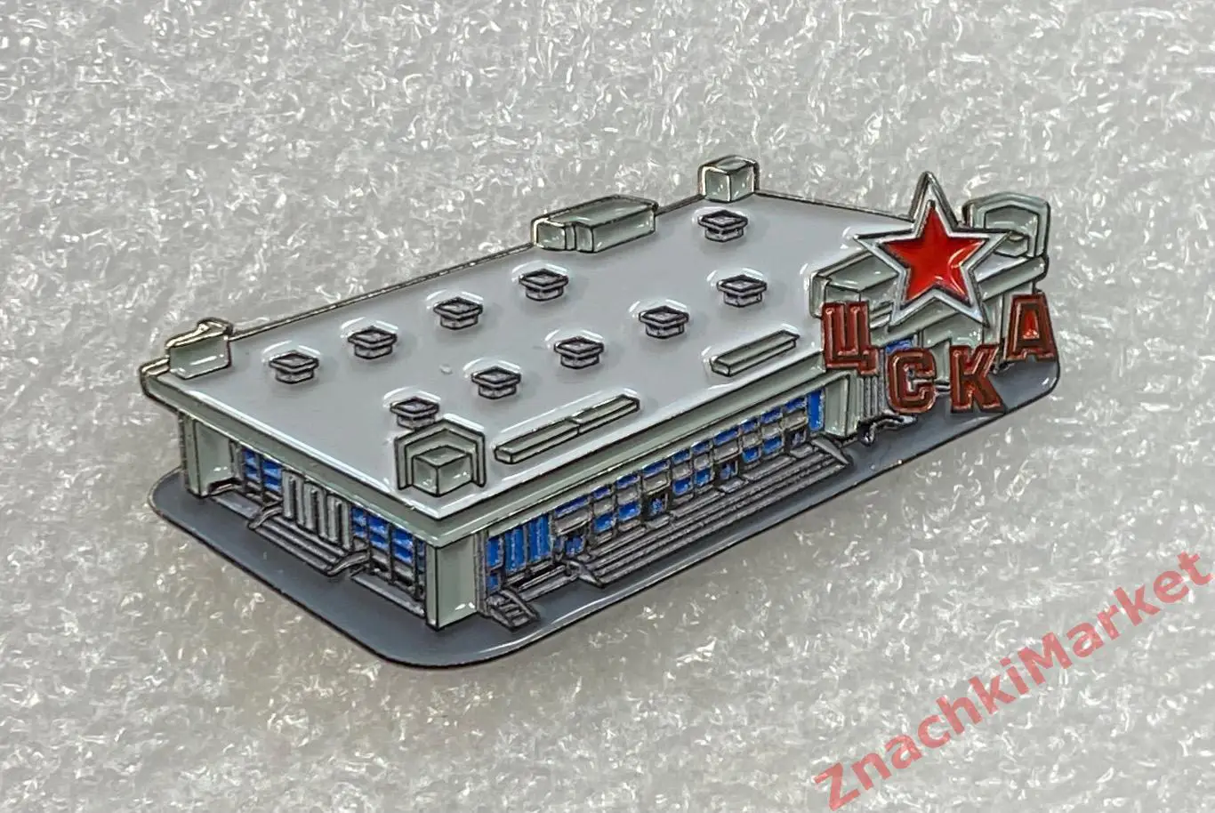 Стадион Ледовый Дворец спорта ЦСКА Ленинградка Москва ХК ЦСКА, значок-2