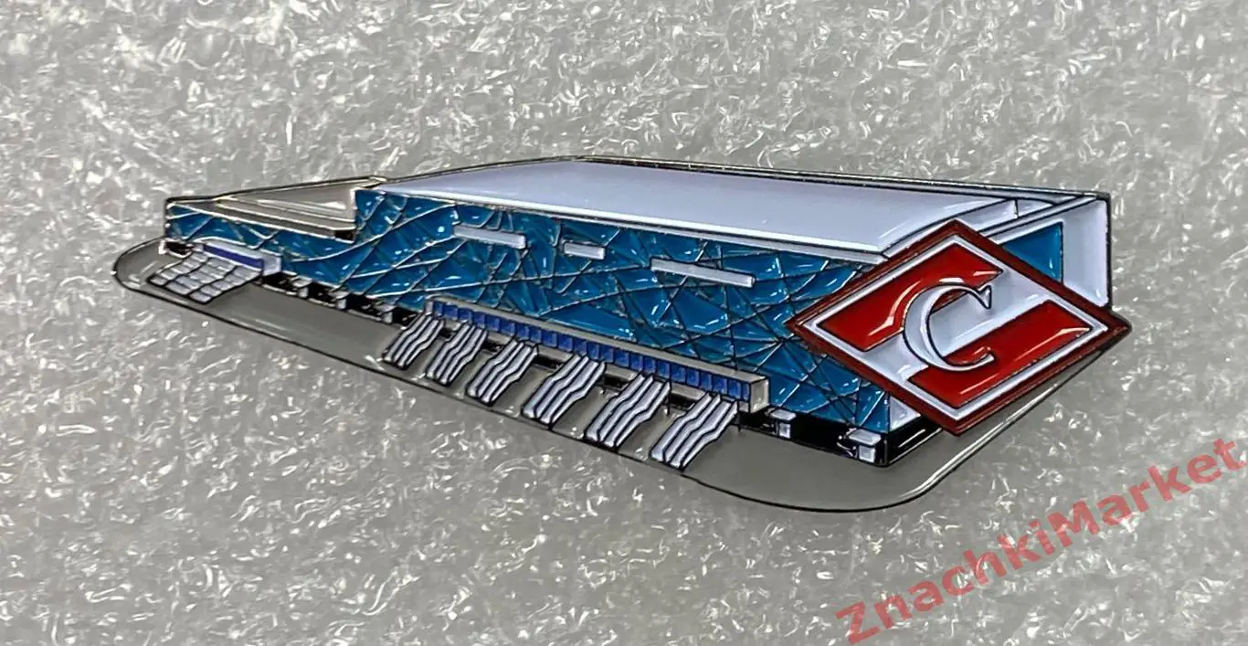 Стадион Ледовый дворец ЦСКА Арена ХК Спартак Москва, значок-2