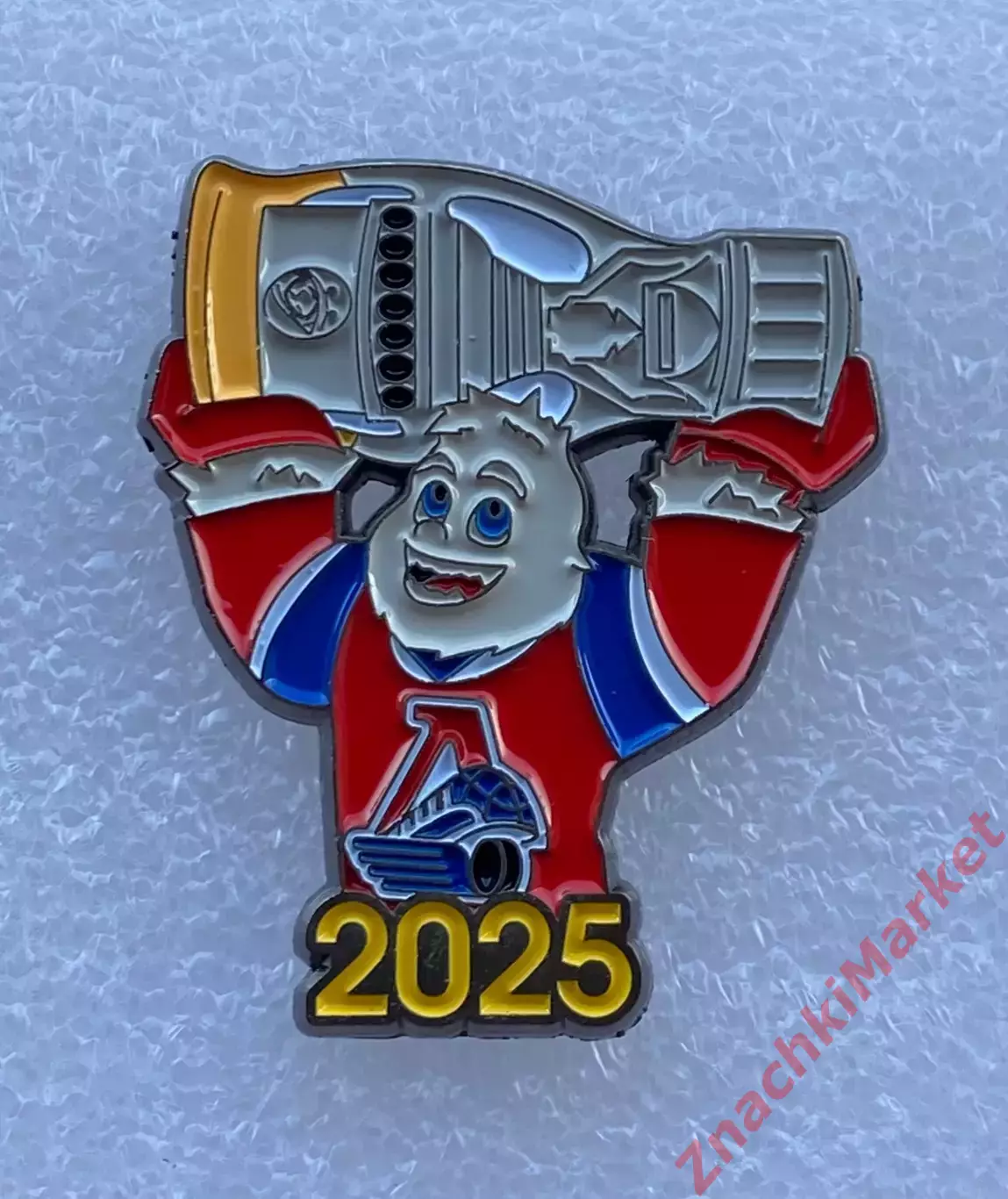 Мульт ХК Локомотив Ярославль Обладатель Кубка Гагарина 2025, значок-2