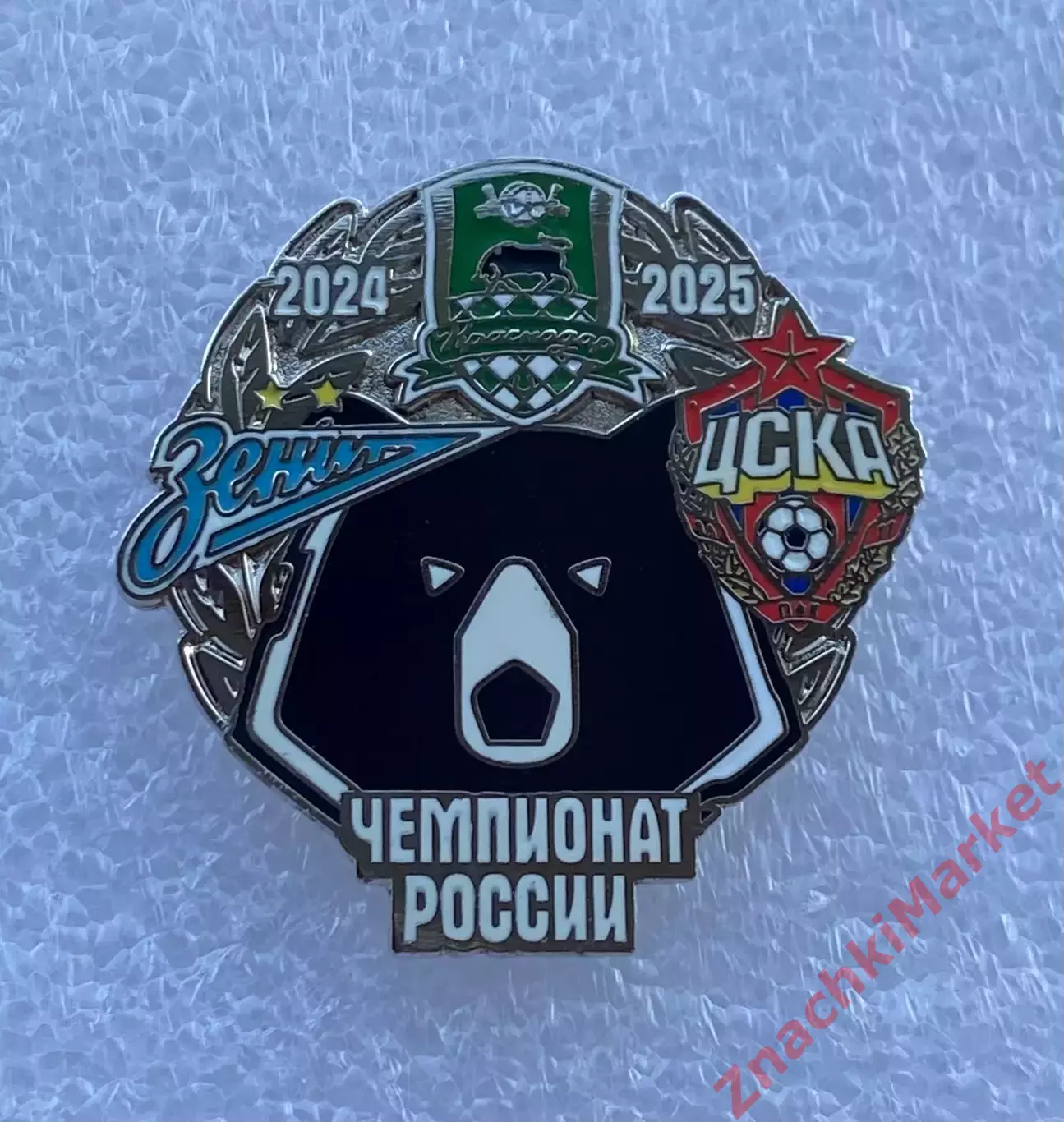 Призовая тройка Чемпионата России по футболу 2024/2025, значок-2