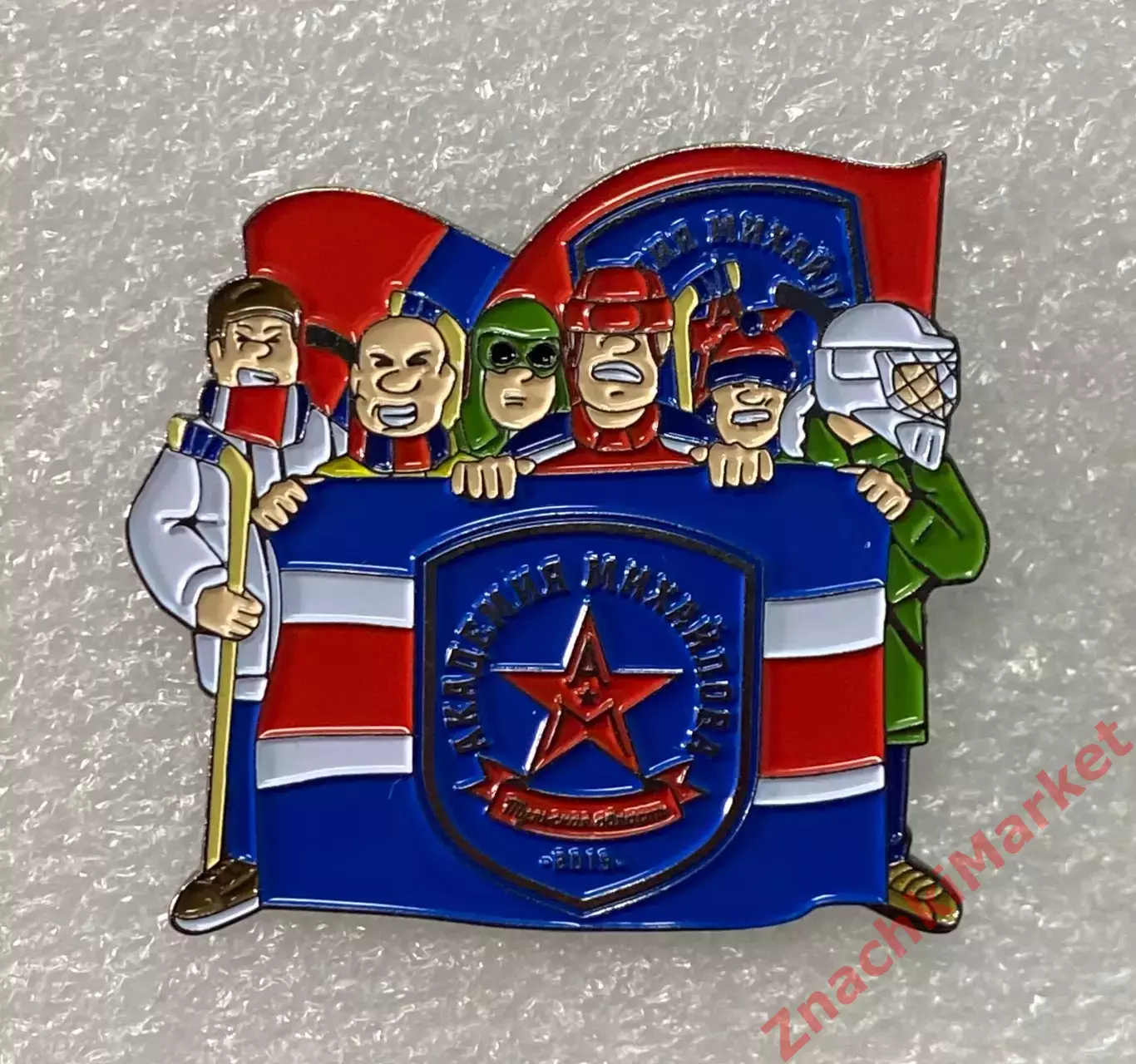 АКМ Тула ХК серия фанатская трибуна, значок-2