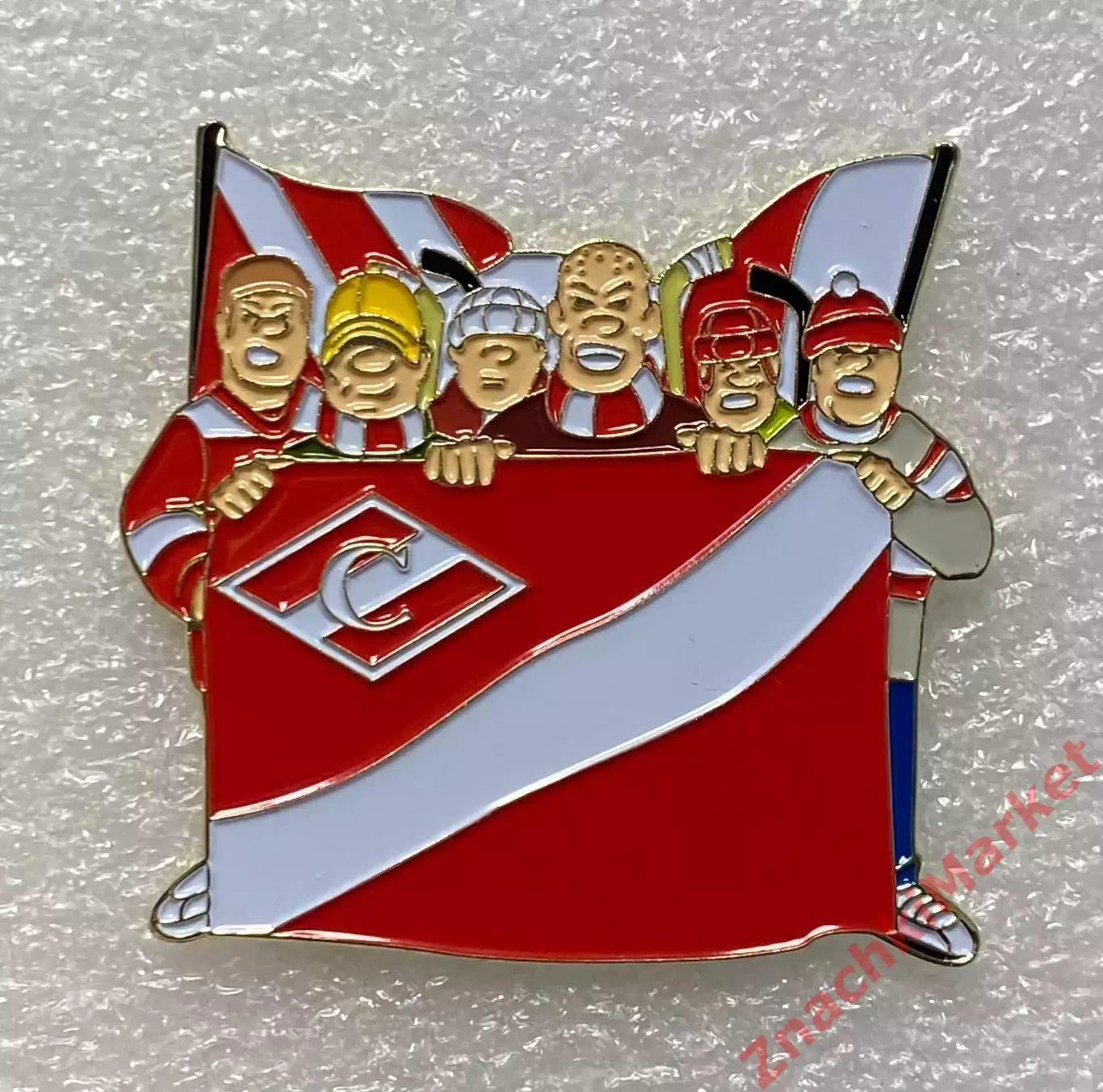 Спартак Москва ХК серия фанатская трибуна, значок-1
