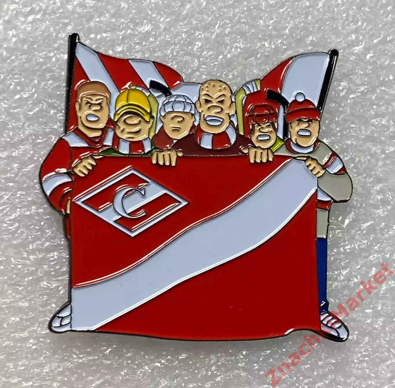 Спартак Москва ХК серия фанатская трибуна, значок-2