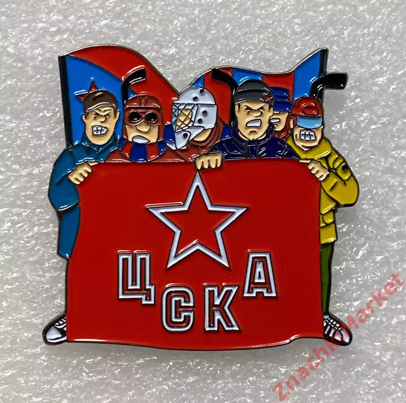 ЦСКА Москва ХК серия фанатская трибуна, значок-2