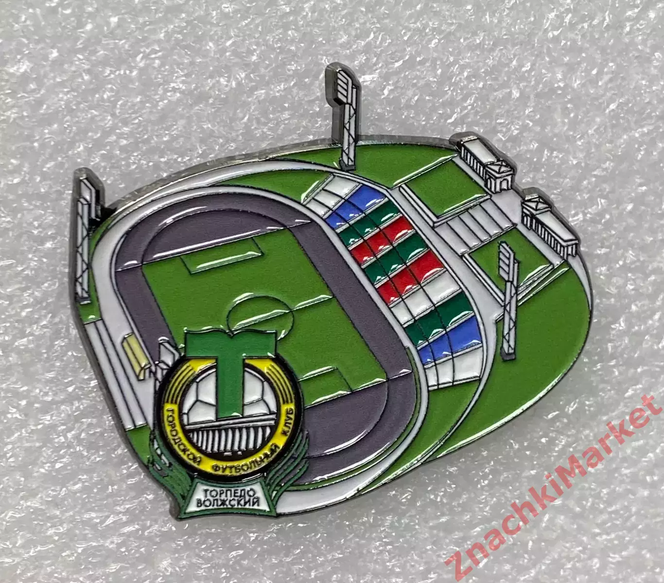 Стадион Центральный им Ф. Логинова ФК Торпедо Волжский, значок-2