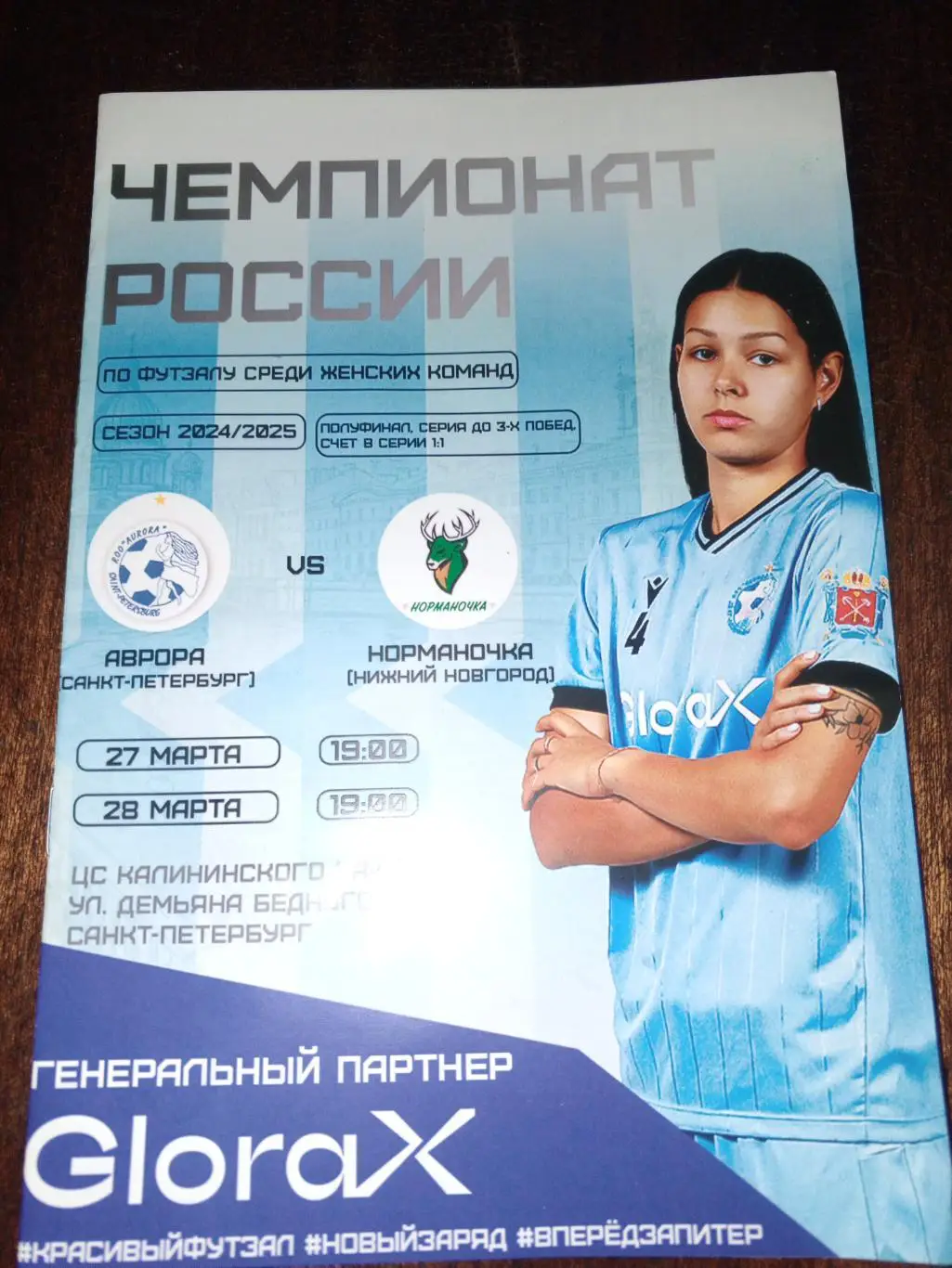 МФК «Аврора» (Санкт-Петербург) — «Норманочка» (Нижний Новгород) — 27-28.03.2025г