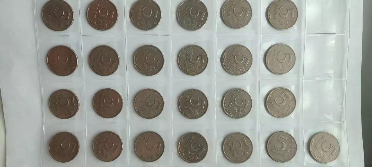 ХОККЕЙ НАБОР МОНЕТ 5 РУБЛЕЙ СУПЕРСЕРИЯ 1972 5