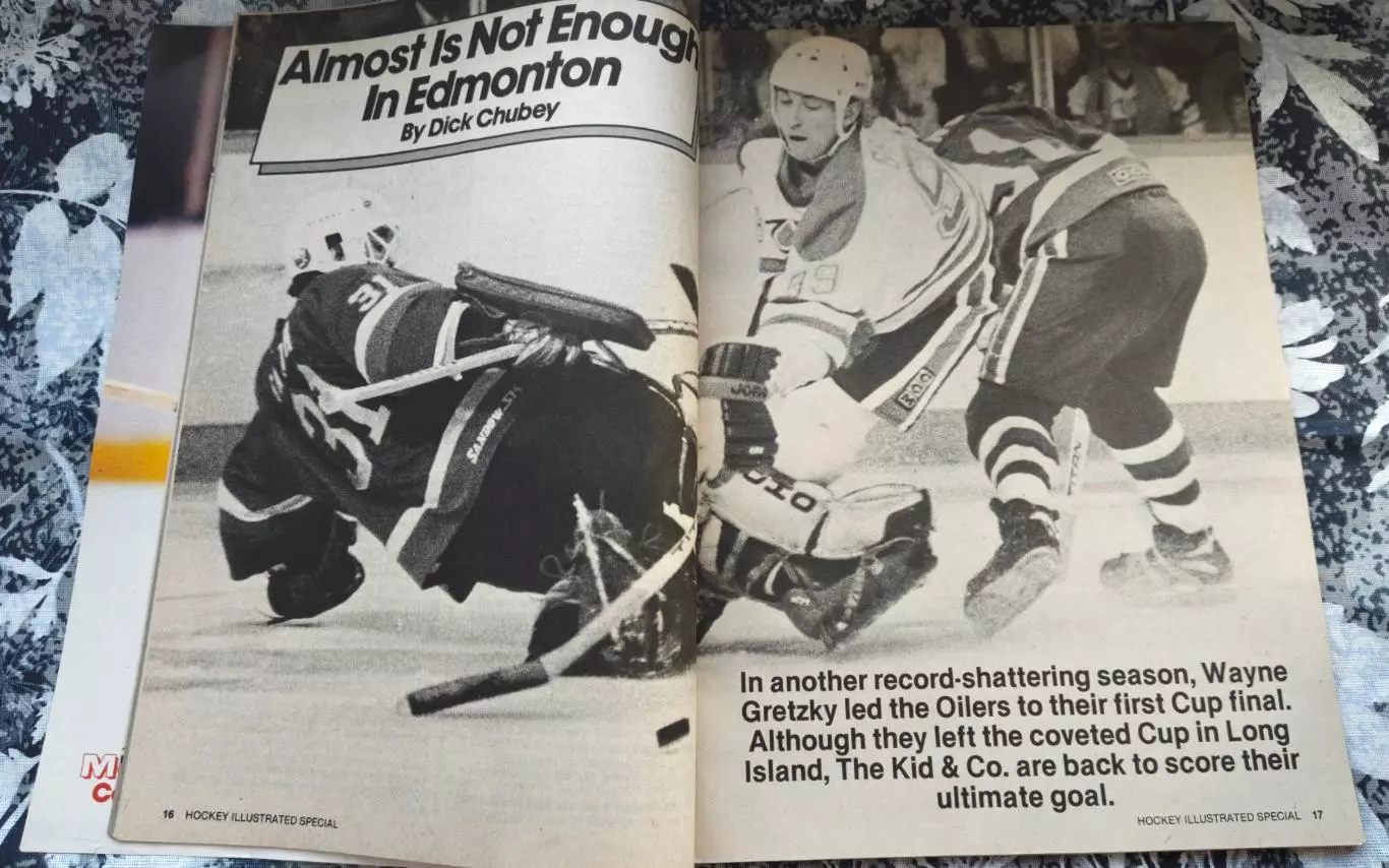ХОККЕЙ ЖУРНАЛ HOCKEY ILLUSTRATED 1983/84 GRETZKY 2