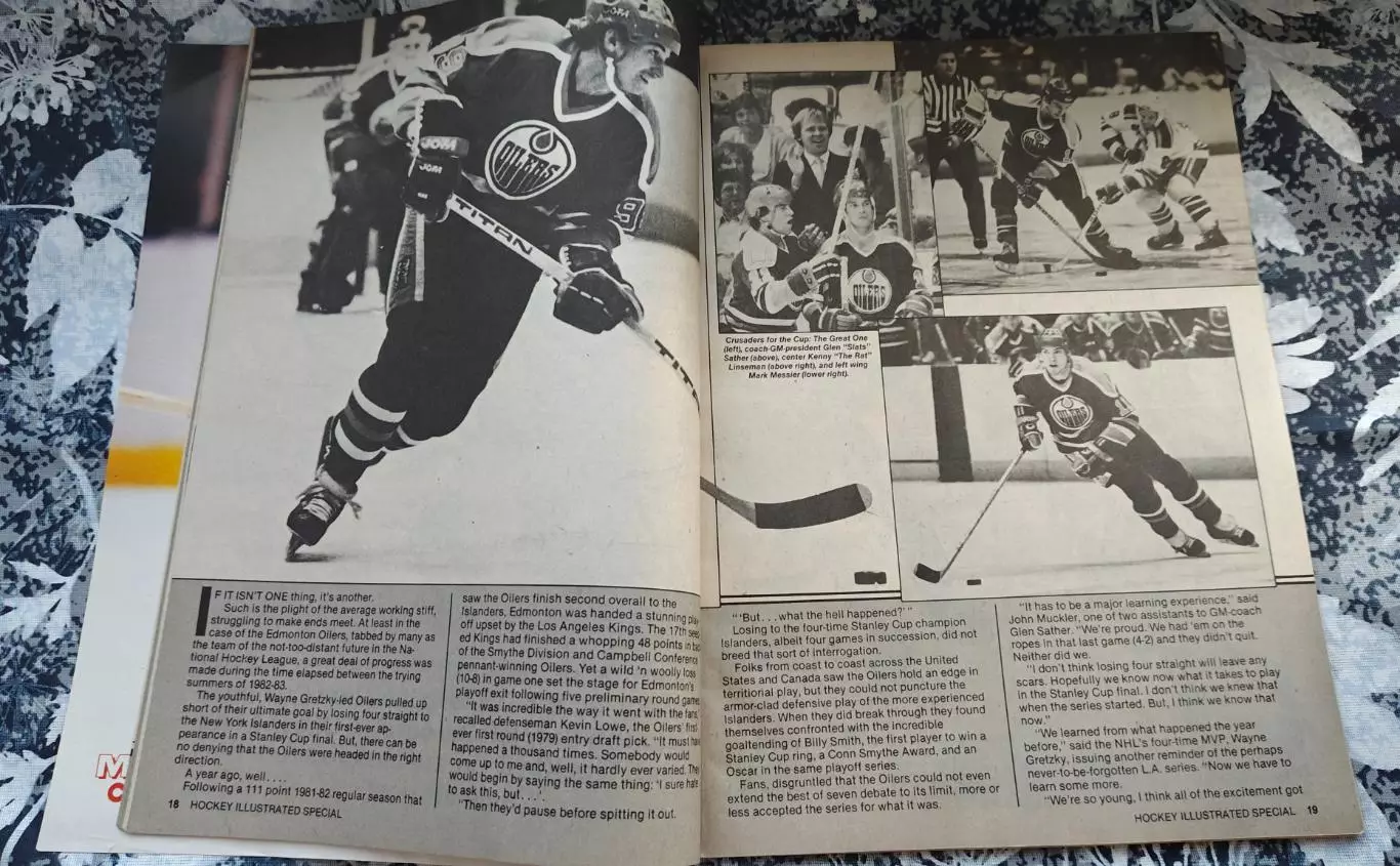 ХОККЕЙ ЖУРНАЛ HOCKEY ILLUSTRATED 1983/84 GRETZKY 3