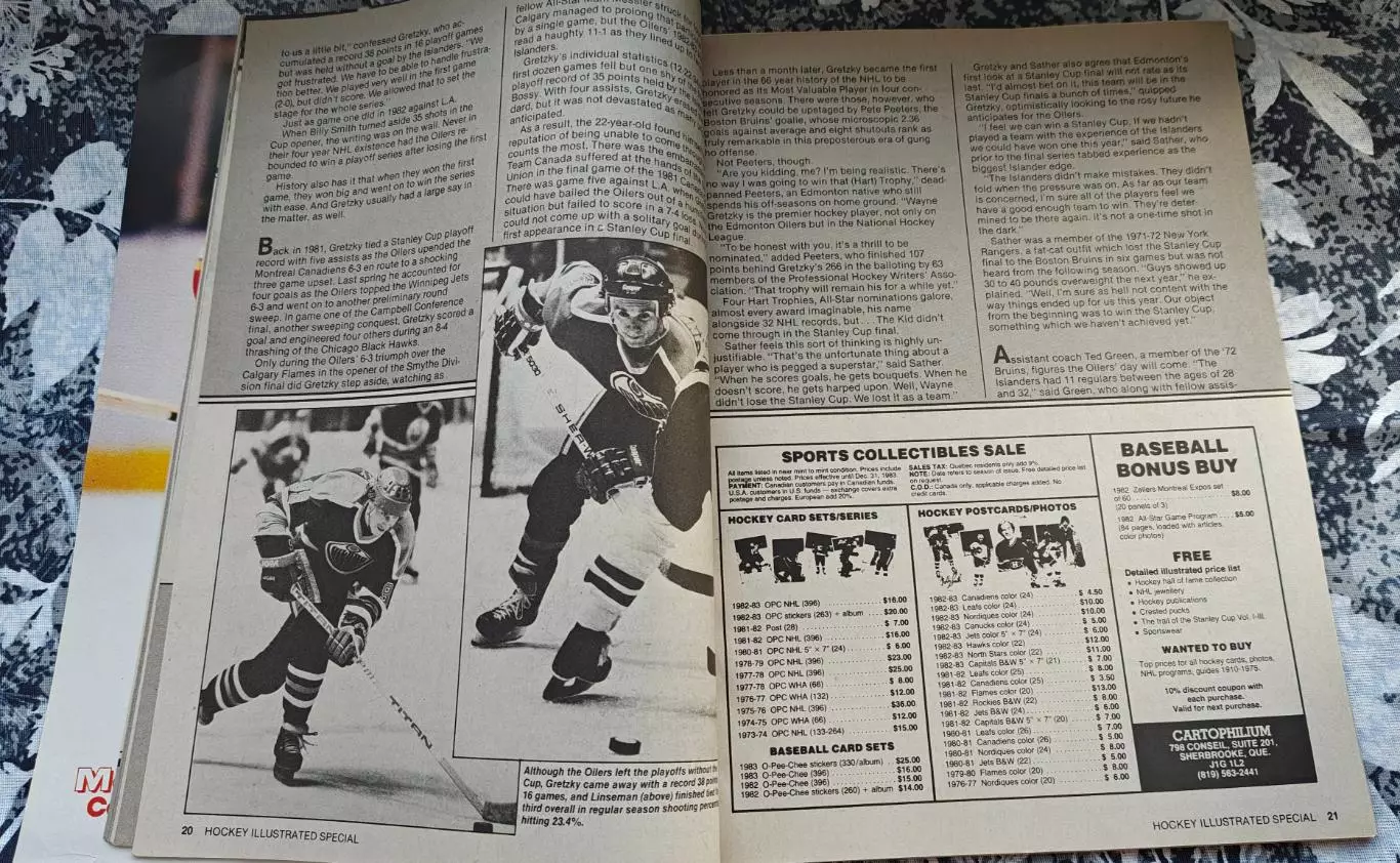 ХОККЕЙ ЖУРНАЛ HOCKEY ILLUSTRATED 1983/84 GRETZKY 4