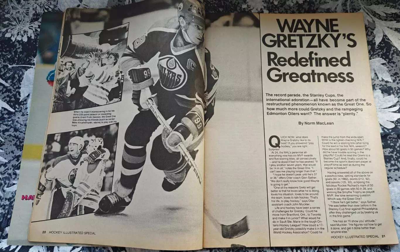ХОККЕЙ ЖУРНАЛ HOCKEY ILLUSTRATED 1985/86 GRETZKY 3