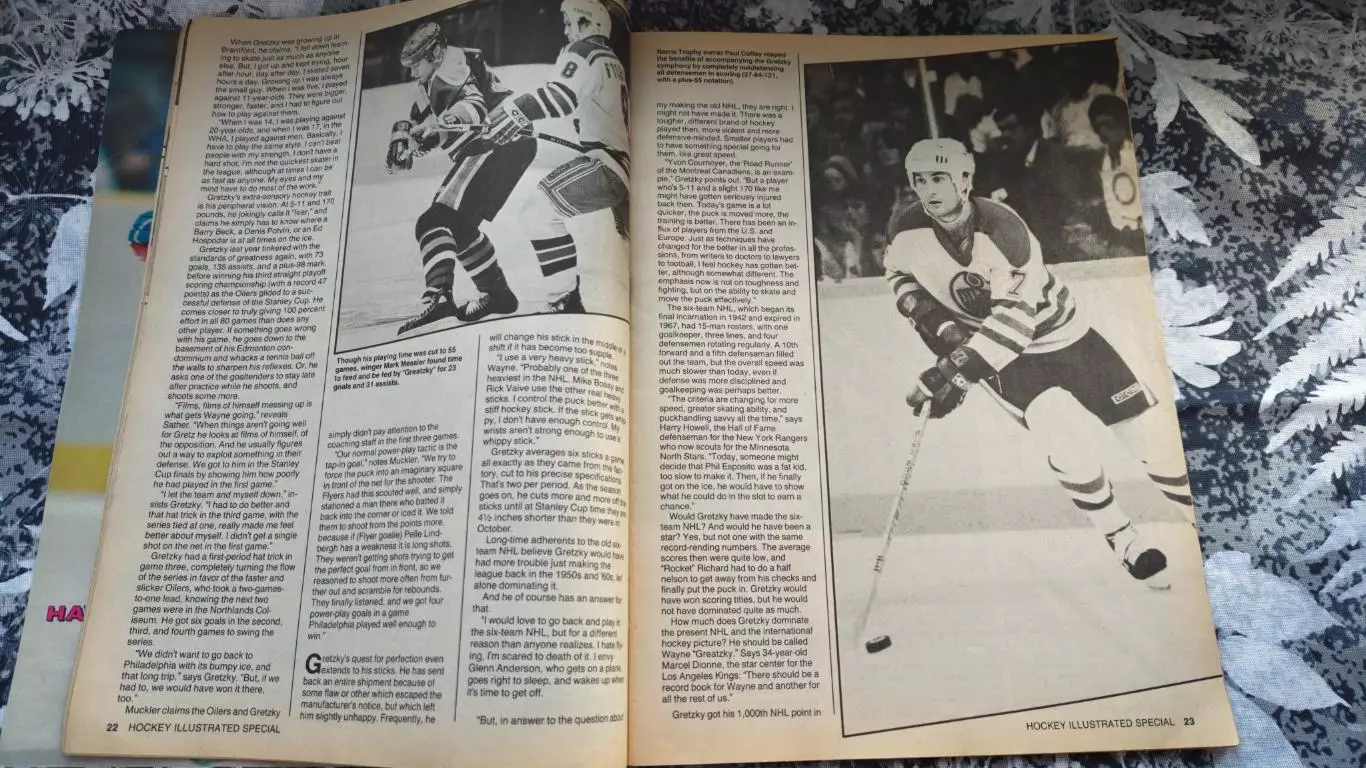ХОККЕЙ ЖУРНАЛ HOCKEY ILLUSTRATED 1985/86 GRETZKY 4