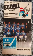ХОККЕЙ СПРАВОЧНИК ЧЕМПИОНАТ МИРА ВЕНА 1987 WORLD CHAMPIONSHIP VIENA MEDIA GUIDE