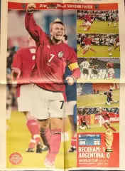 ФУТБОЛ ПОСТЕР БЭКХАМ