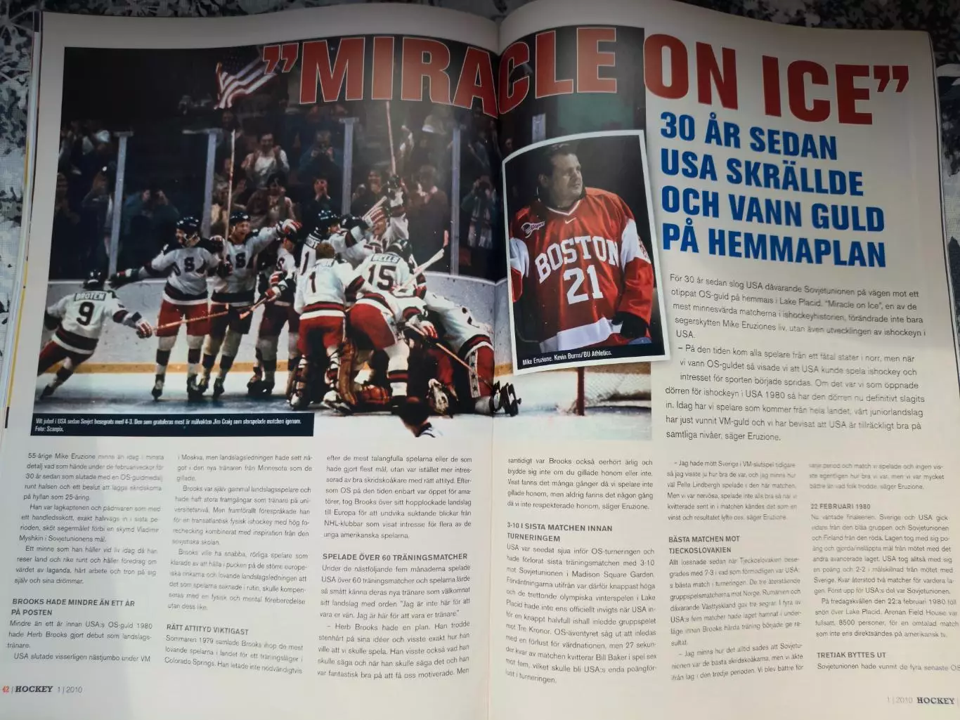 ЖУРНАЛ НХЛ ХОККЕЙ ШВЕЦИЯ 2010 NHL HOCKEY SWEDEN 5