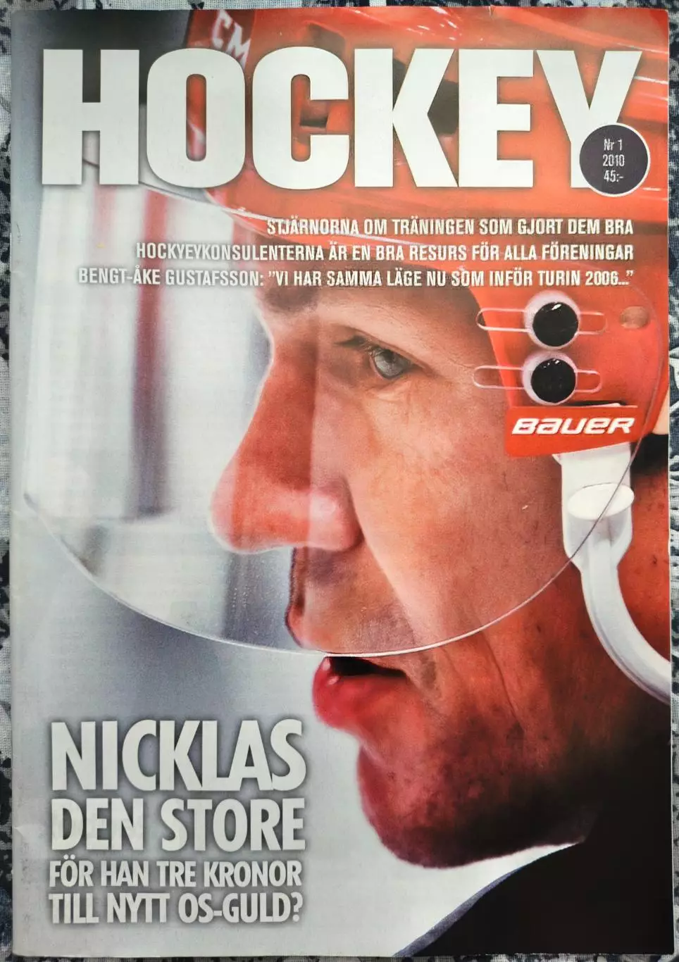 ЖУРНАЛ НХЛ ХОККЕЙ ШВЕЦИЯ 2010 NHL HOCKEY SWEDEN 1