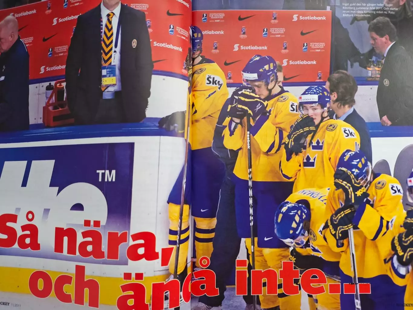 ЖУРНАЛ НХЛ ХОККЕЙ ШВЕЦИЯ 2011 NHL HOCKEY SWEDEN 1 4