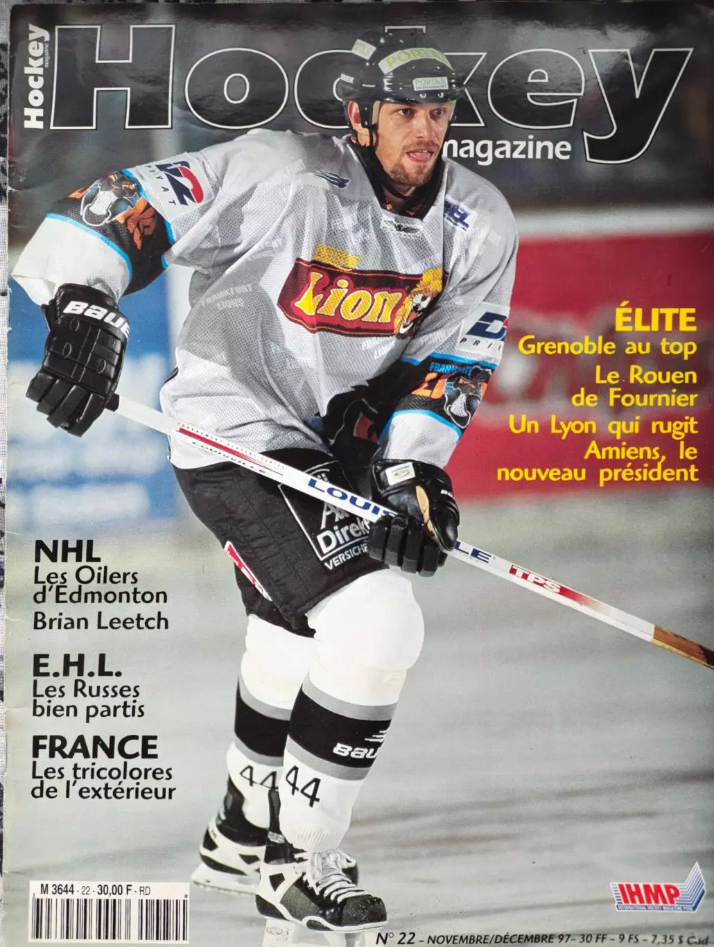 ЖУРНАЛ НХЛ ХОККЕЙ ШВЕЦИЯ 1997 NHL HOCKEY SWEDEN 22