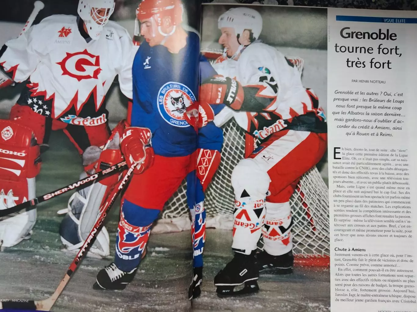 ЖУРНАЛ НХЛ ХОККЕЙ ШВЕЦИЯ 1997 NHL HOCKEY SWEDEN 22 3