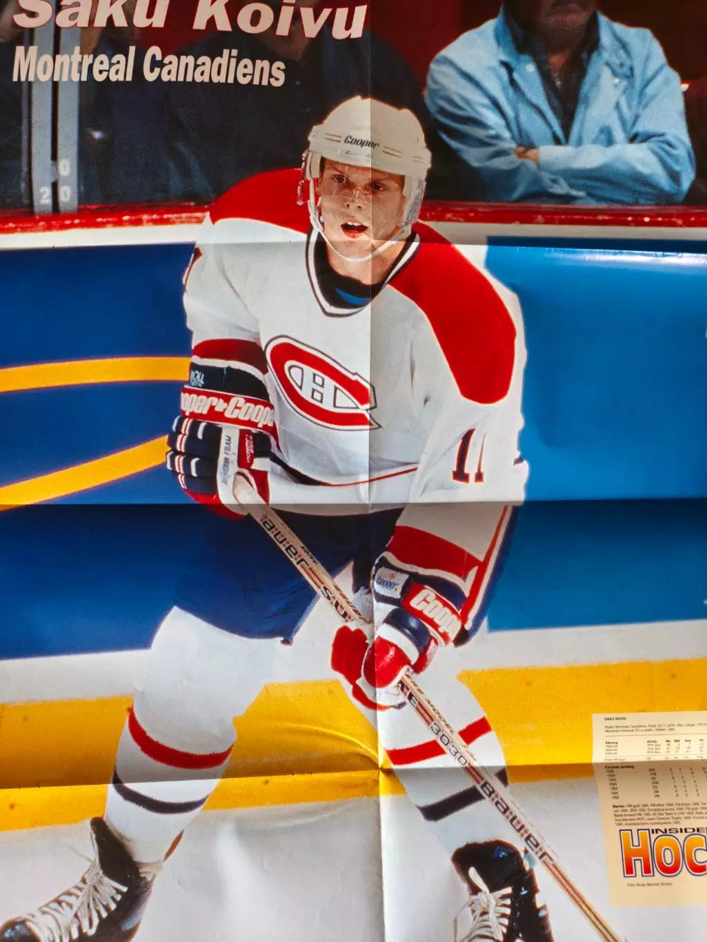 ЖУРНАЛ ВНУТРИ ХОККЕЯ НХЛ 1995 NHL INSIDE HOCKEY #1 POSTER 4
