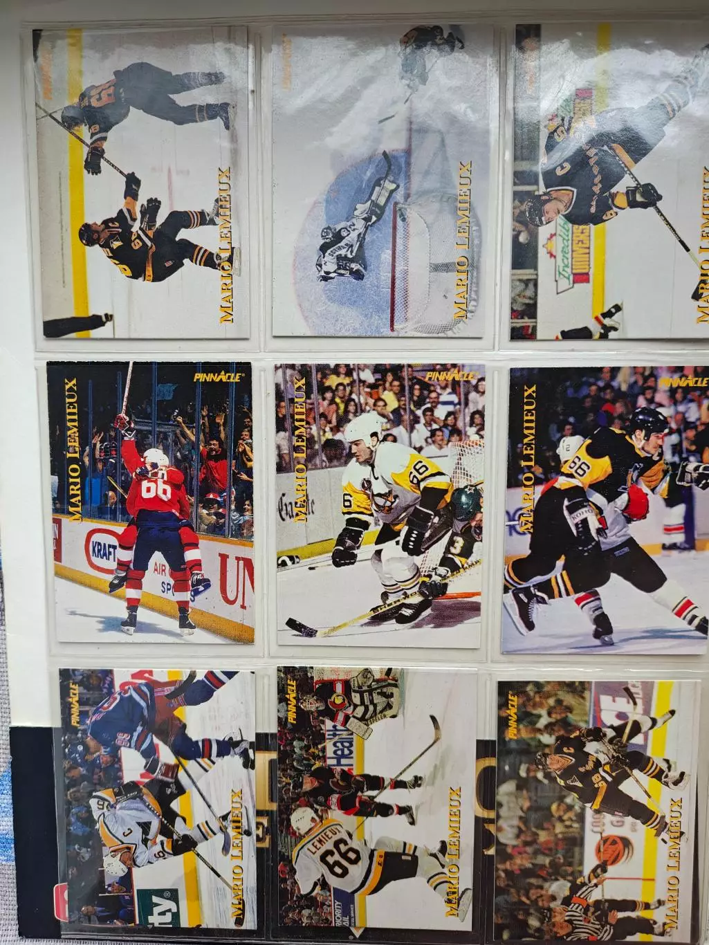 ХОККЕЙ НАБОР КАРТОЧЕК НХЛ 1997-98 PINNACLE NHL MARIO MOMENTS CARD SET #1-18 1