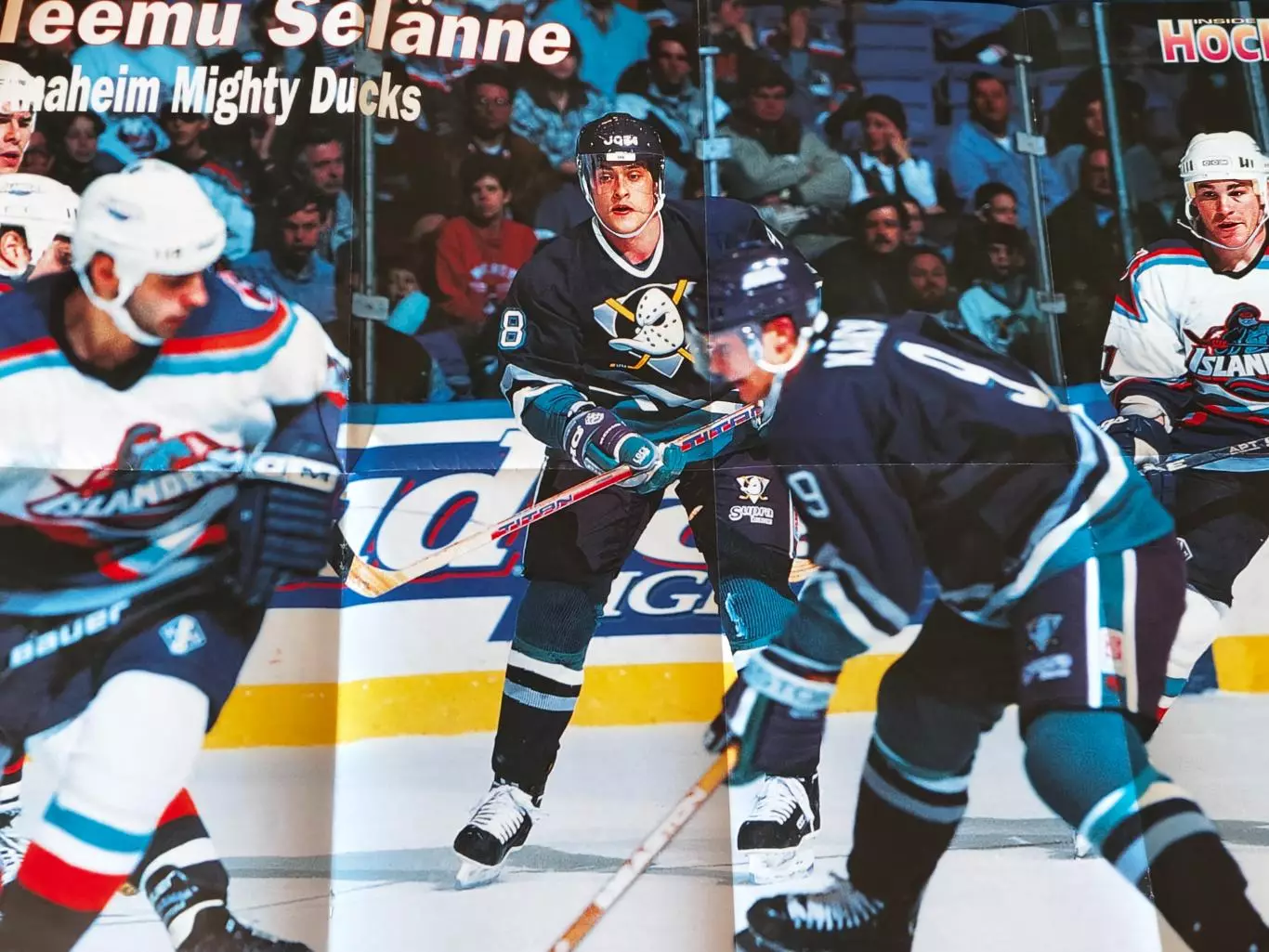 ЖУРНАЛ ВНУТРИ ХОККЕЯ НХЛ 1996 NHL INSIDE HOCKEY #5 POSTER 4